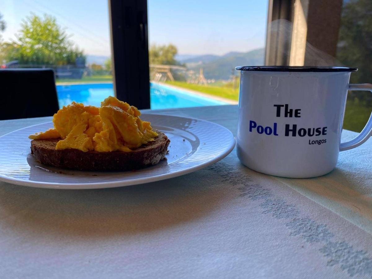 The Pool House Villa Longos Exterior foto