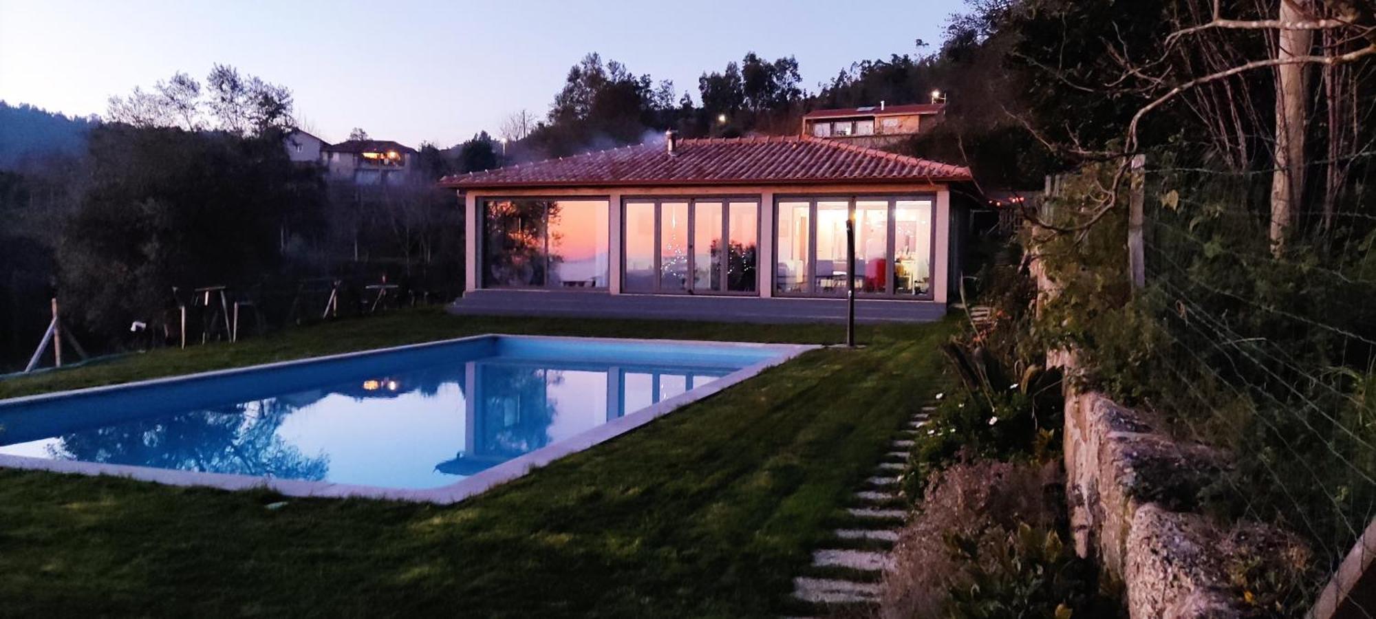 The Pool House Villa Longos Exterior foto